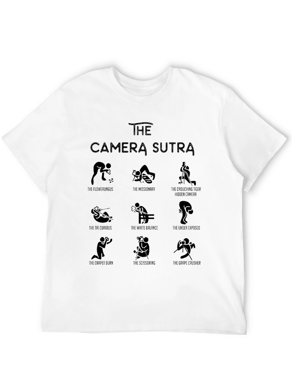 The Camera Sutra T-Shirt Funny Photographer Gift