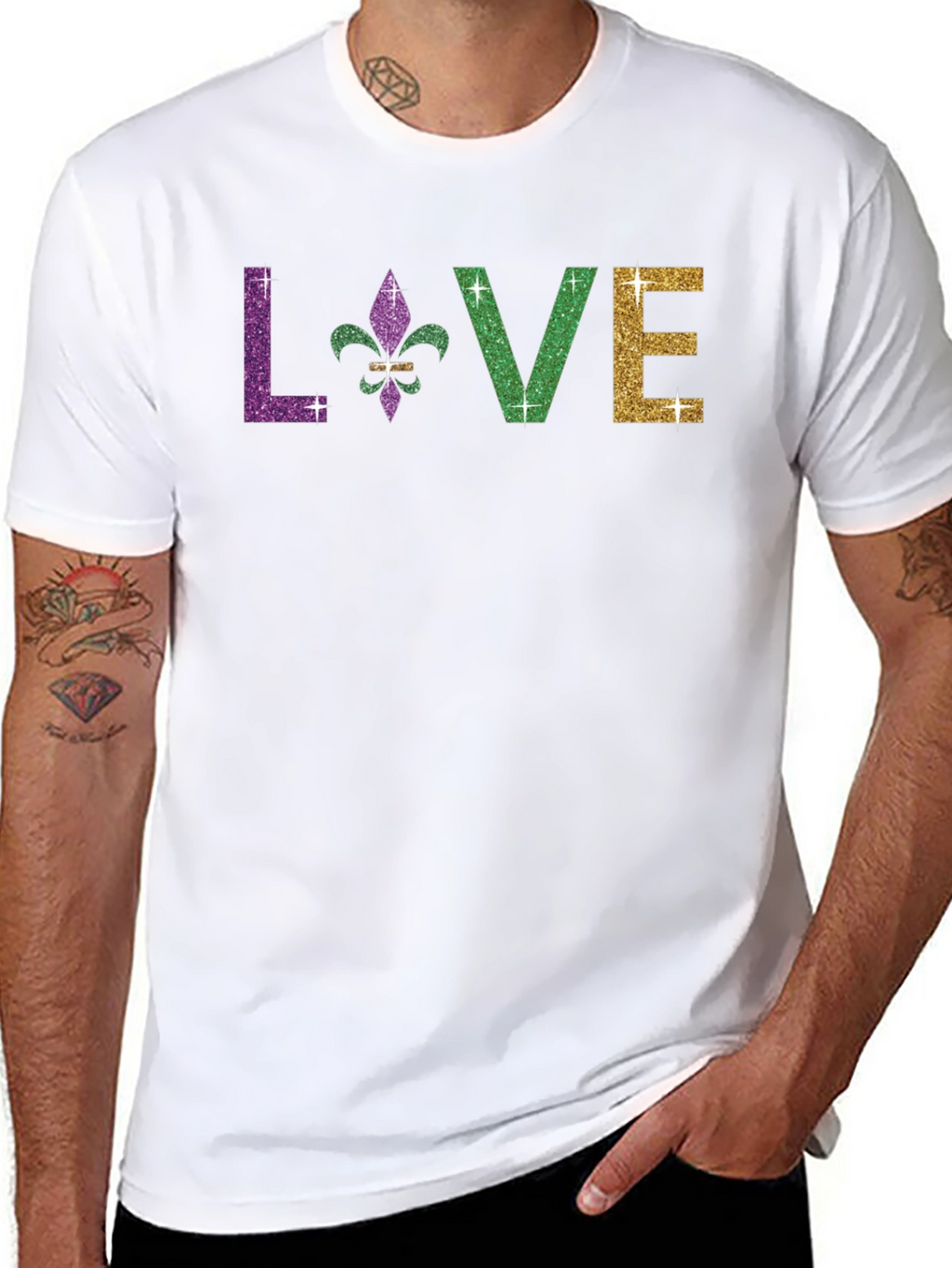 Mardi Gras LOVE T-Shirt