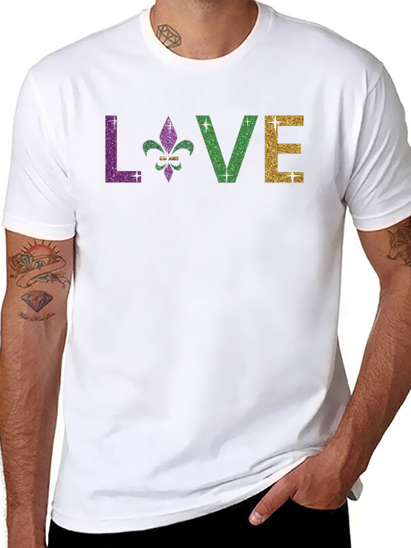 Mardi Gras LOVE T-Shirt