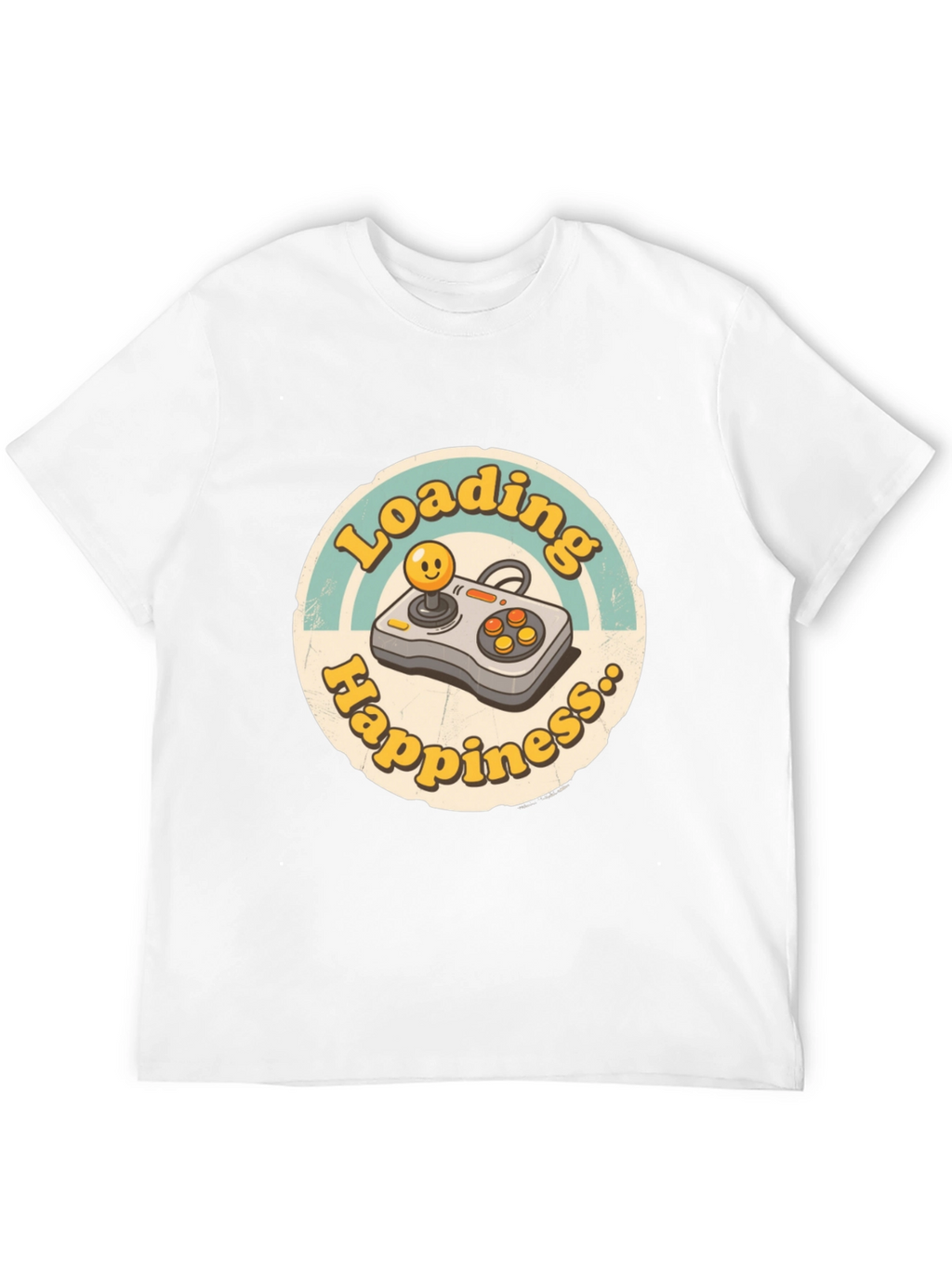 Loading Happiness Retro Gaming T-Shirt