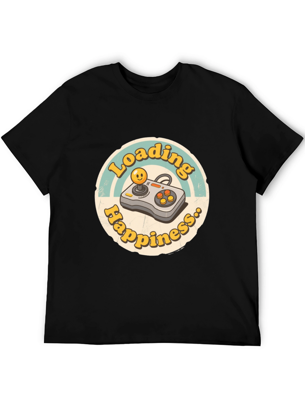 Loading Happiness Retro Gaming T-Shirt