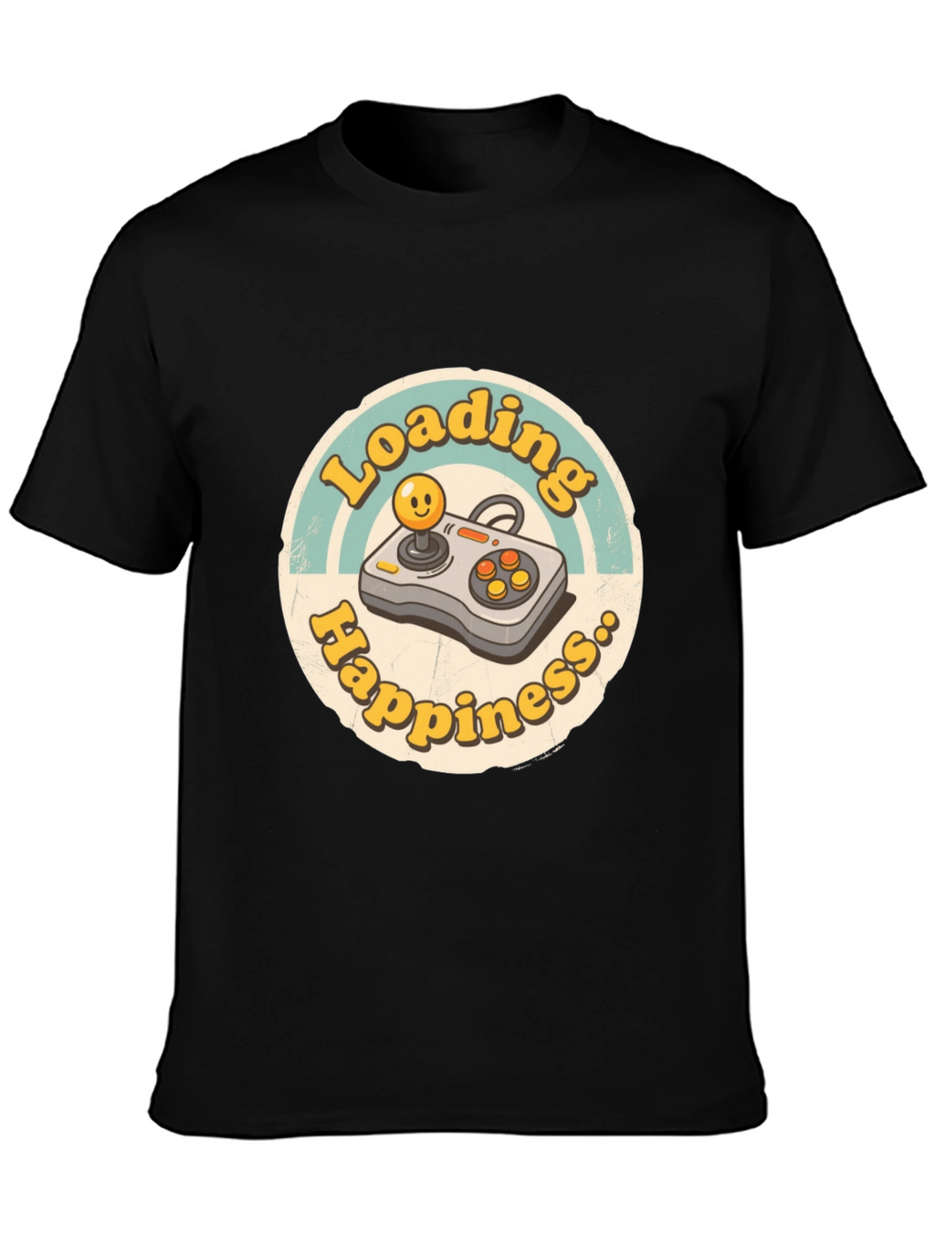 Loading Happiness Retro Gaming T-Shirt