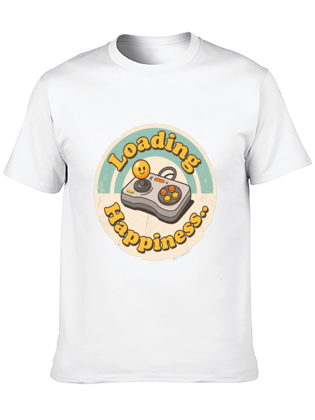 Loading Happiness Retro Gaming T-Shirt