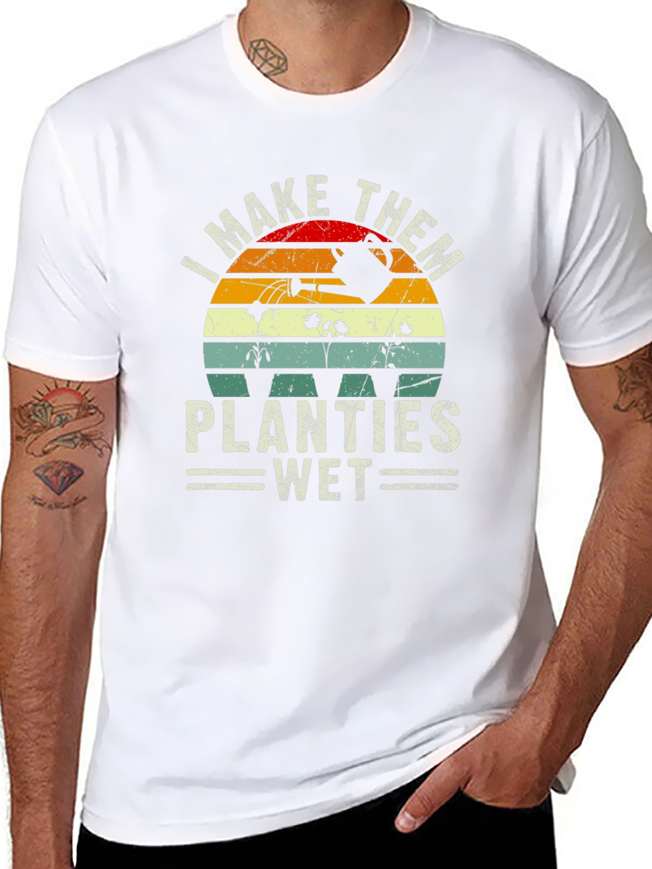 I Make Them Planties Wet Graphic T-Shirt