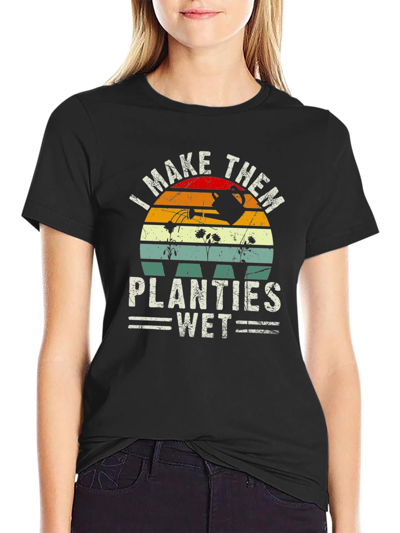 I Make Them Planties Wet Graphic T-Shirt