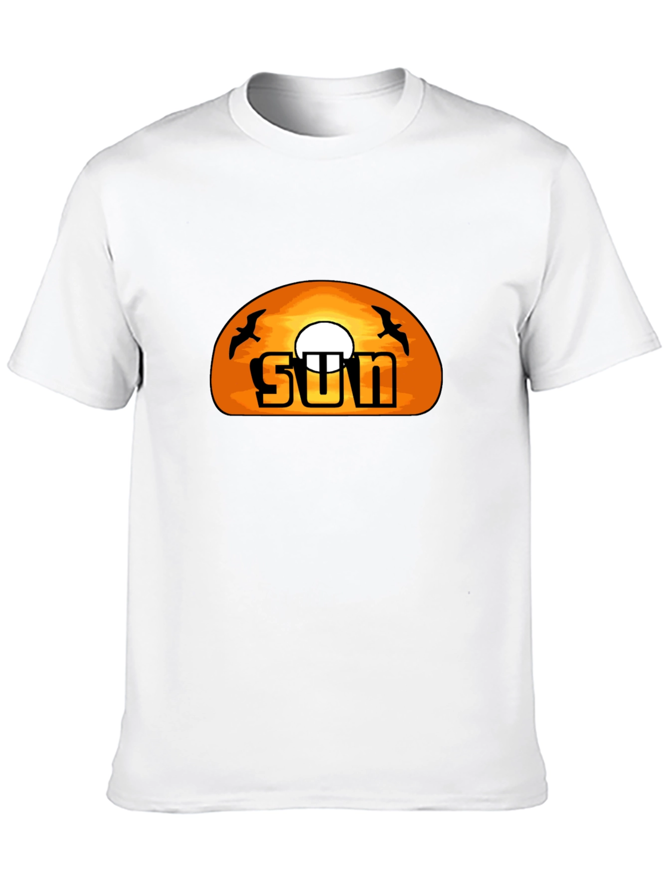 Sunset Graphic T-Shirt -  Cool Black Tee