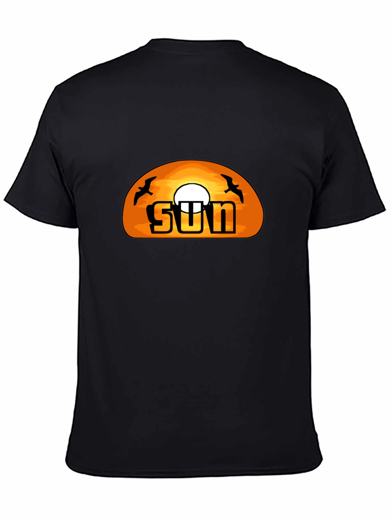 Sunset Graphic T-Shirt -  Cool Black Tee