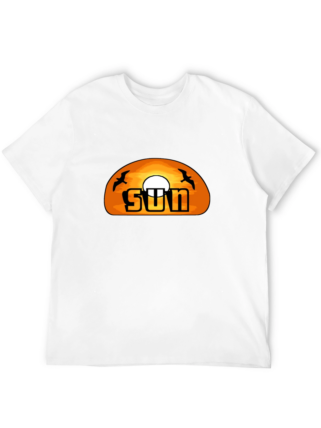 Sunset Graphic T-Shirt -  Cool Black Tee