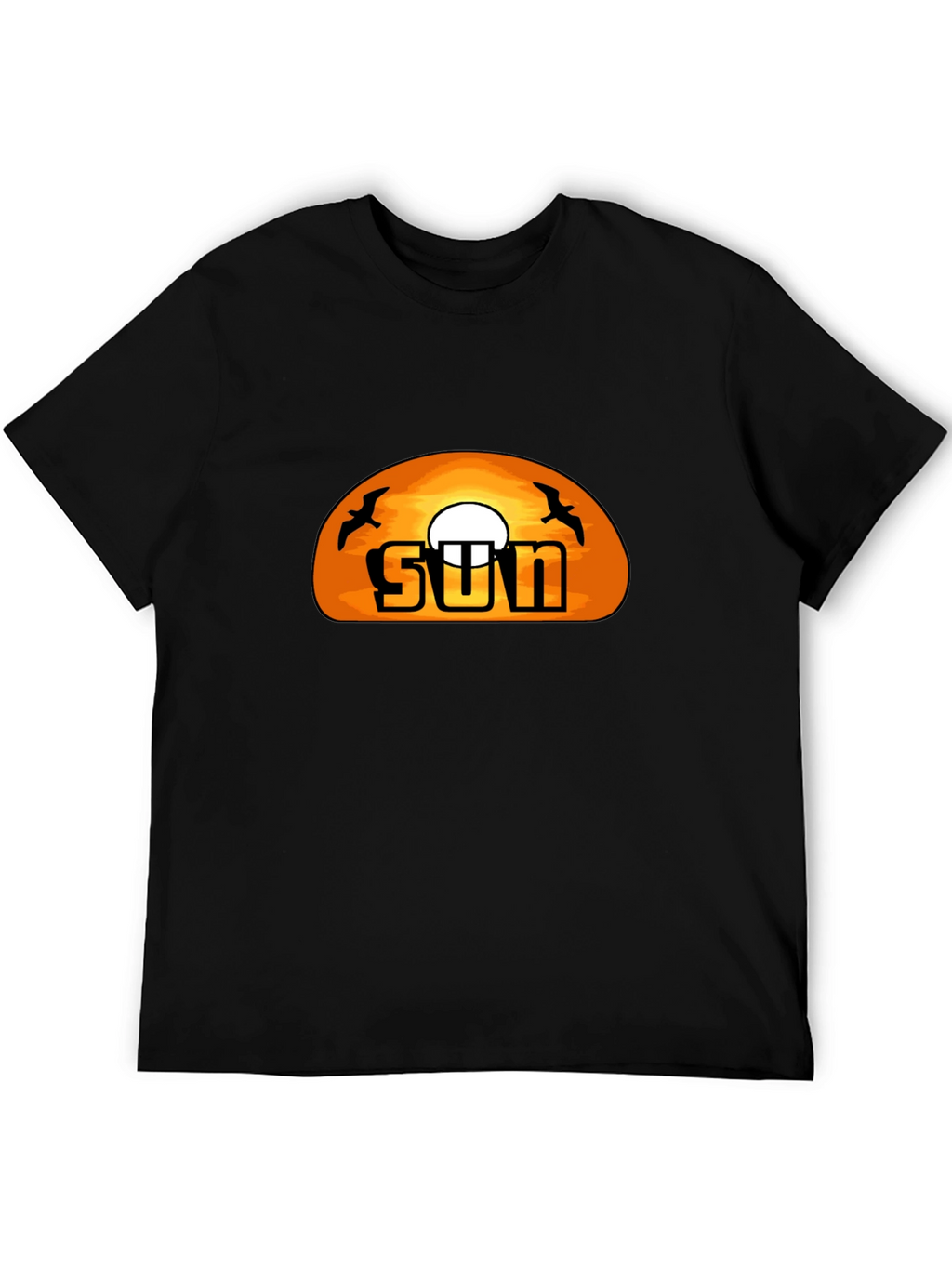 Sunset Graphic T-Shirt -  Cool Black Tee