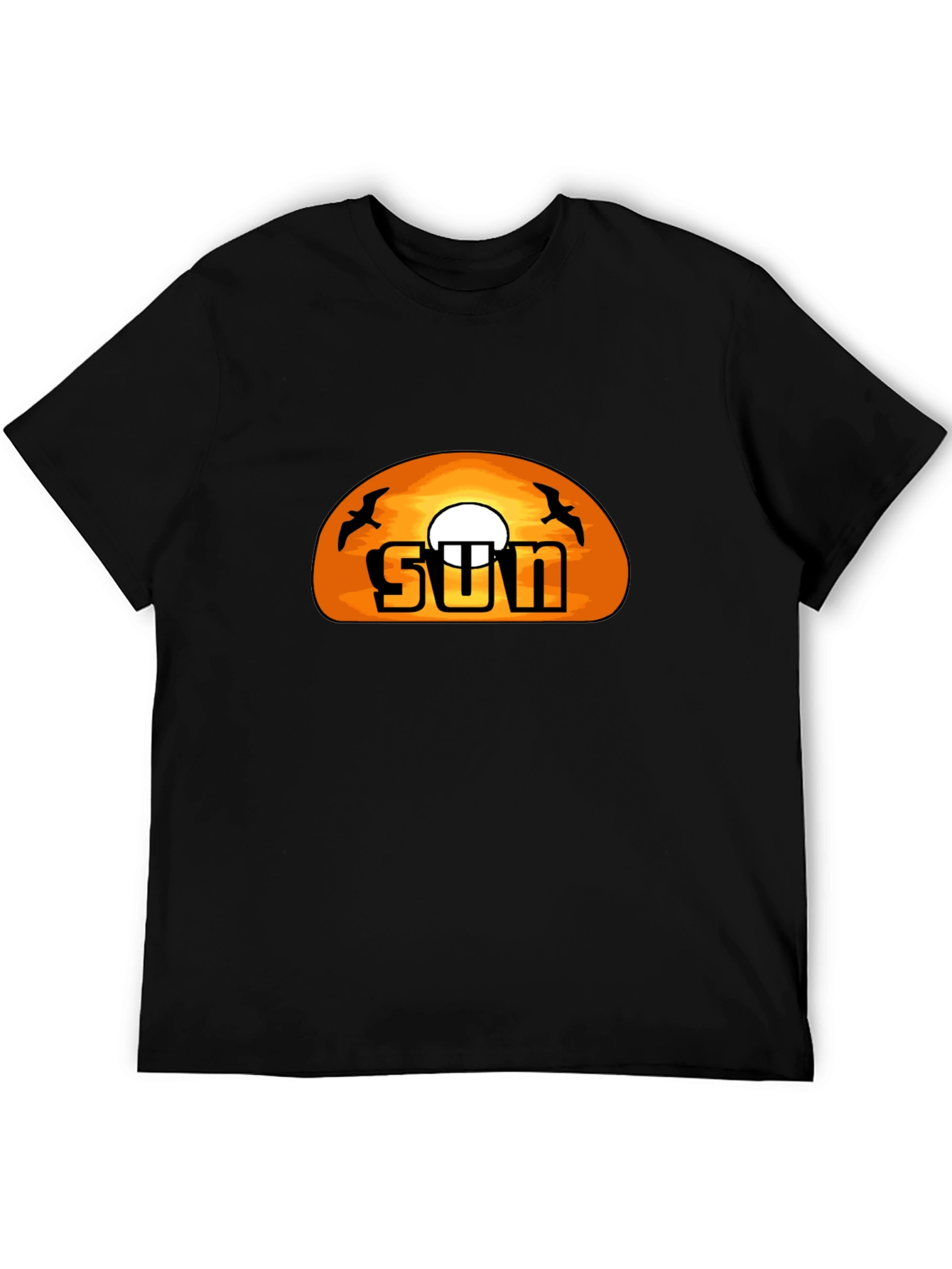 Sunset Graphic T-Shirt -  Cool Black Tee