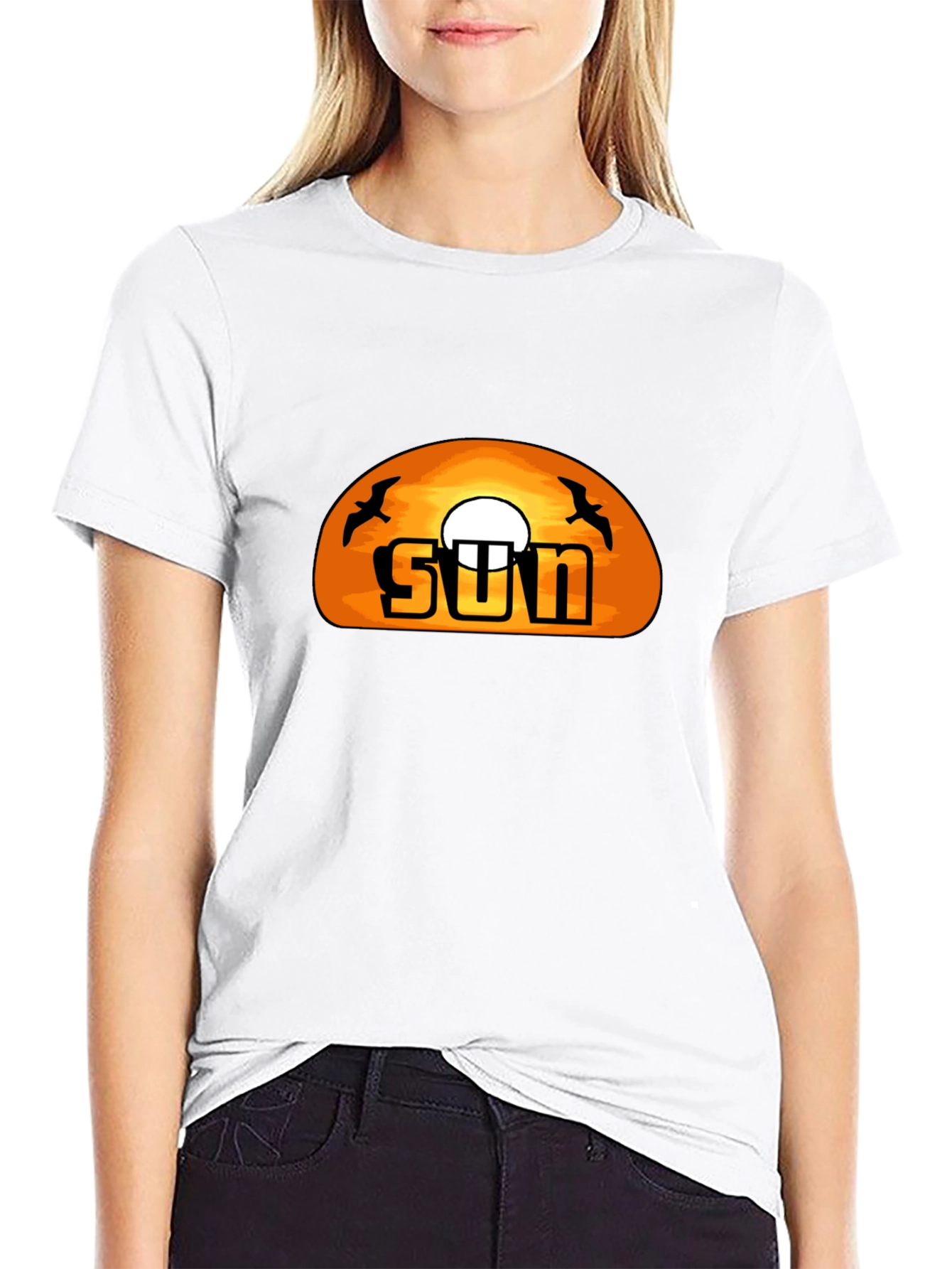 Sunset Graphic T-Shirt -  Cool Black Tee
