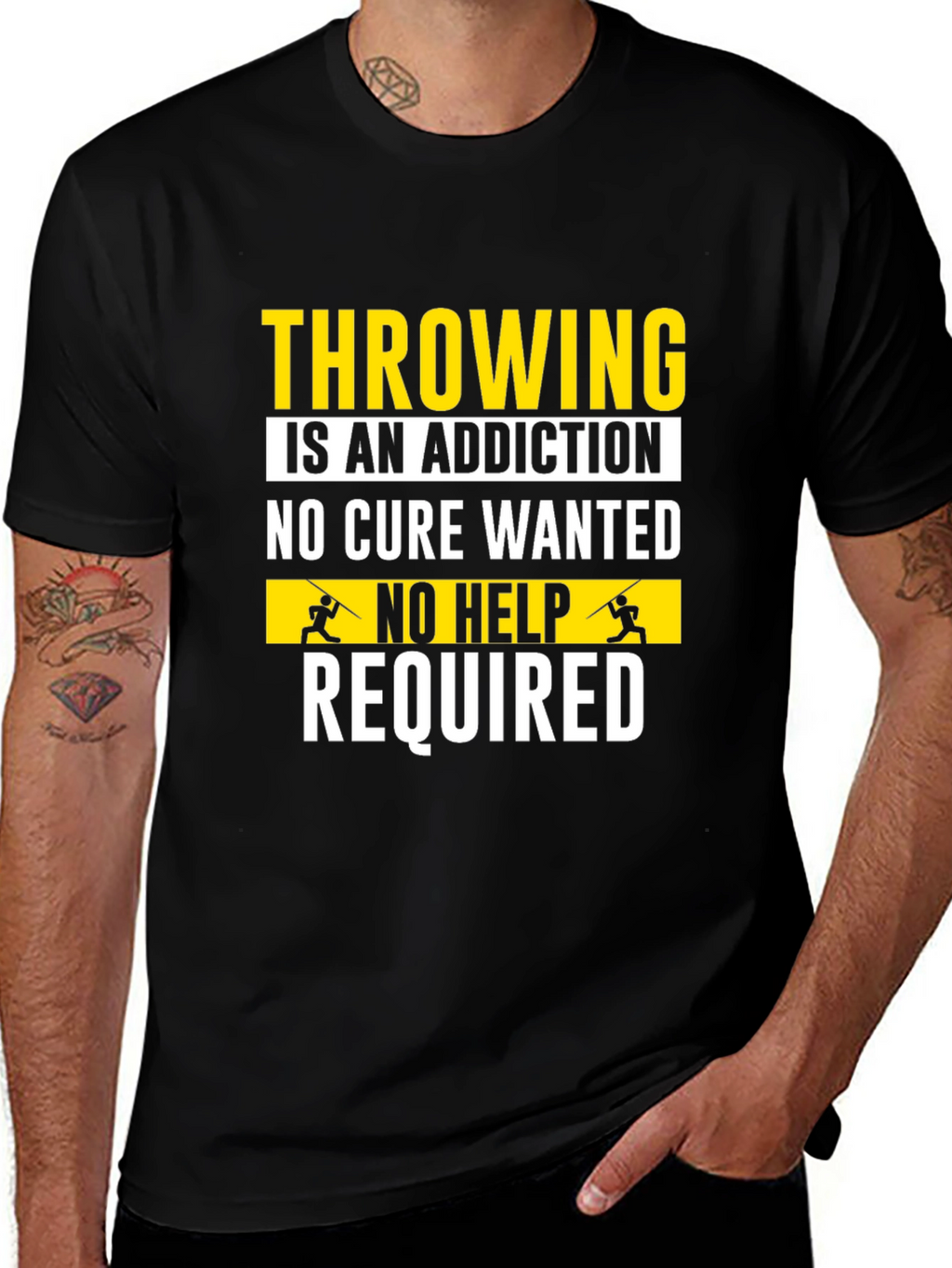 Throwing Addiction T-Shirt - No Cure Wanted