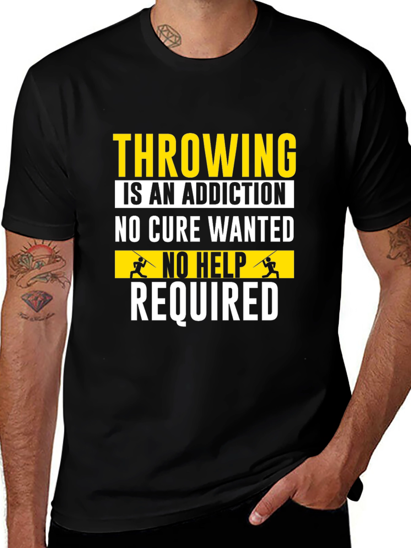 Throwing Addiction T-Shirt - No Cure Wanted