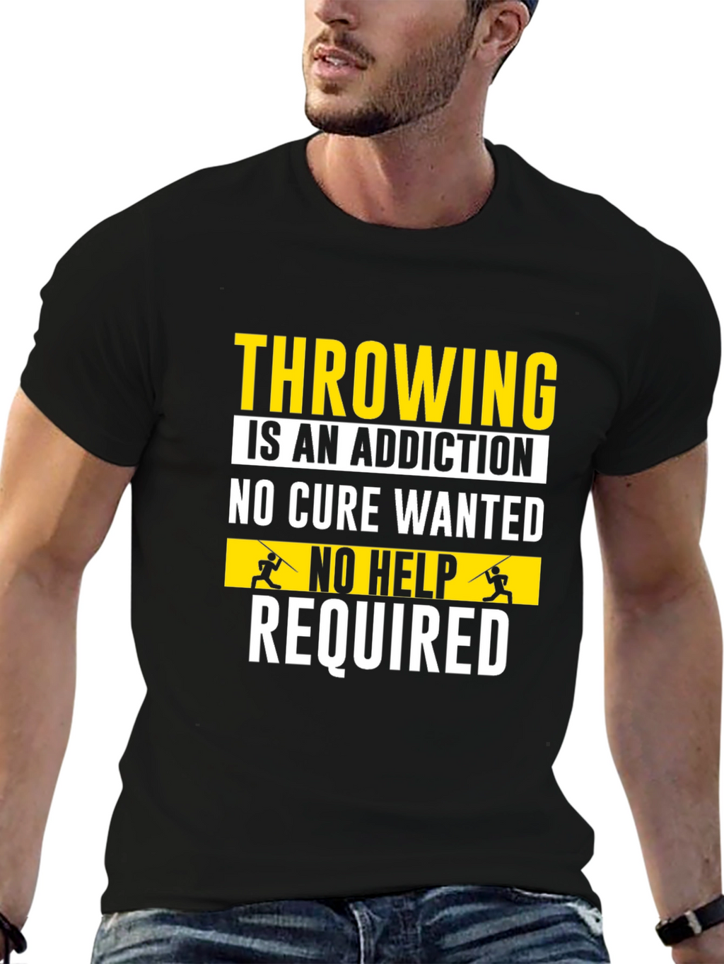 Throwing Addiction T-Shirt - No Cure Wanted