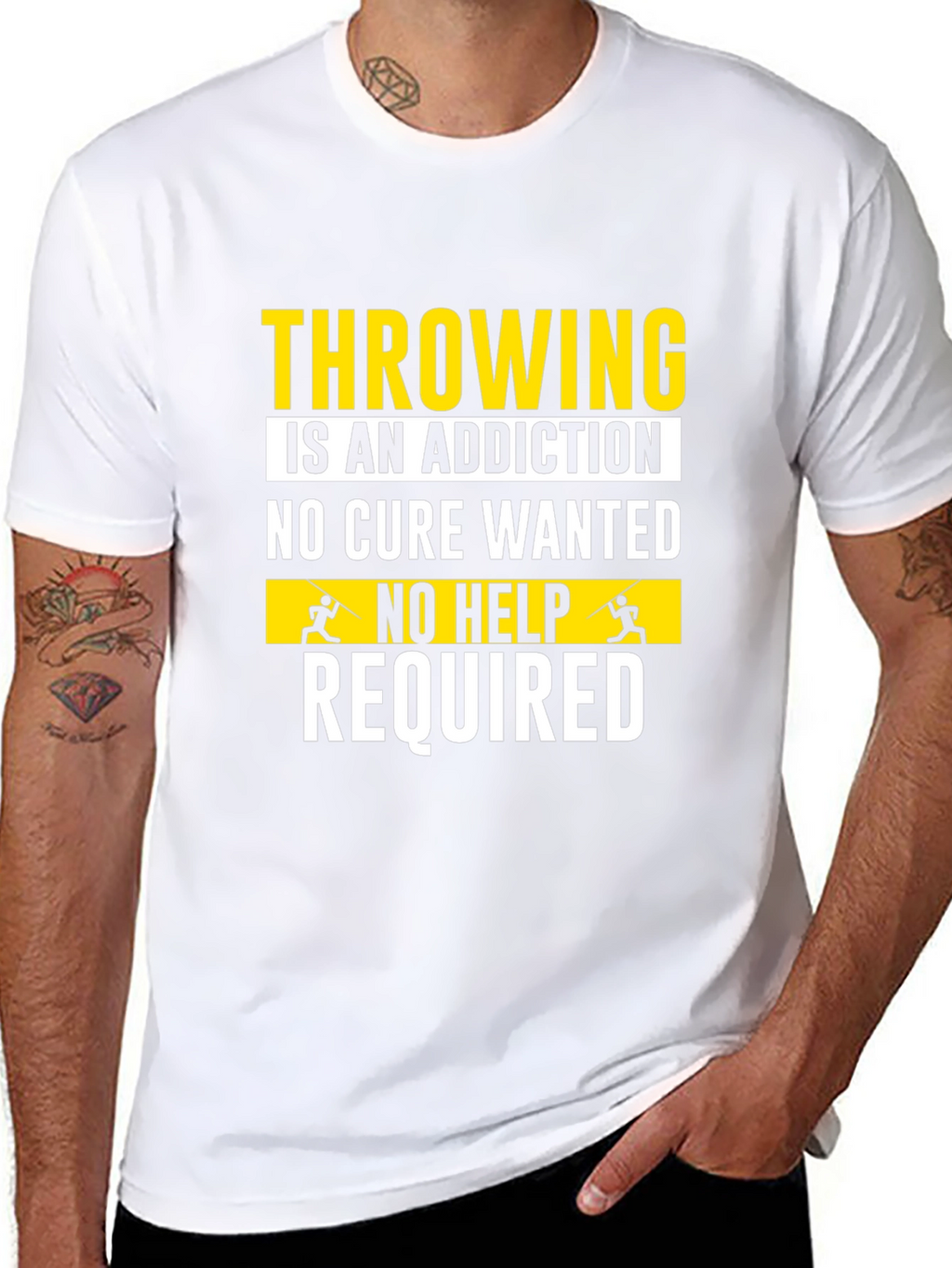 Throwing Addiction T-Shirt - No Cure Wanted