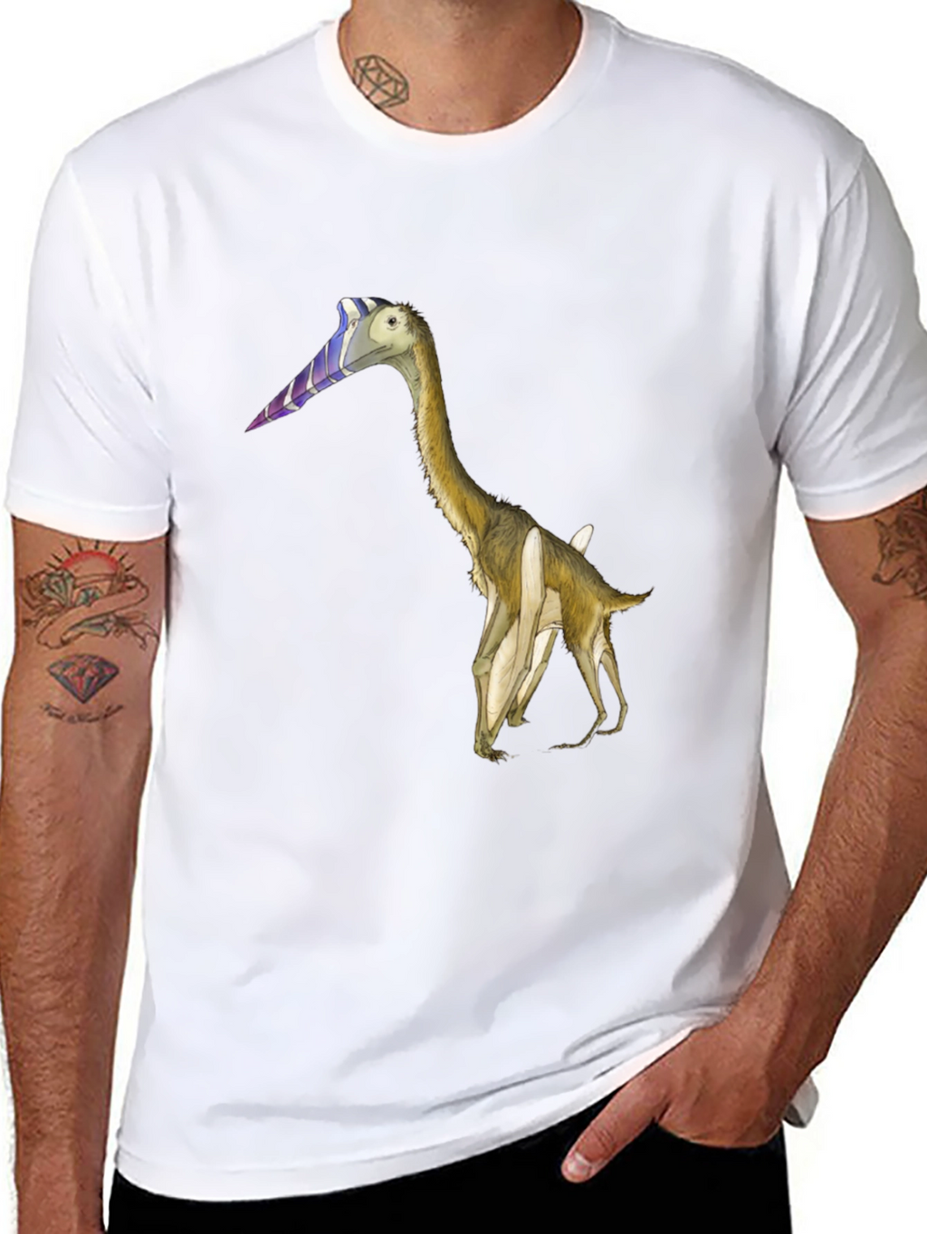 Dinosaur Graphic Tee - Quirky Black T-Shirt