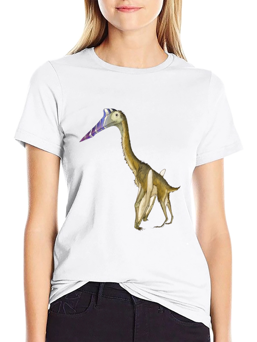 Dinosaur Graphic Tee - Quirky Black T-Shirt