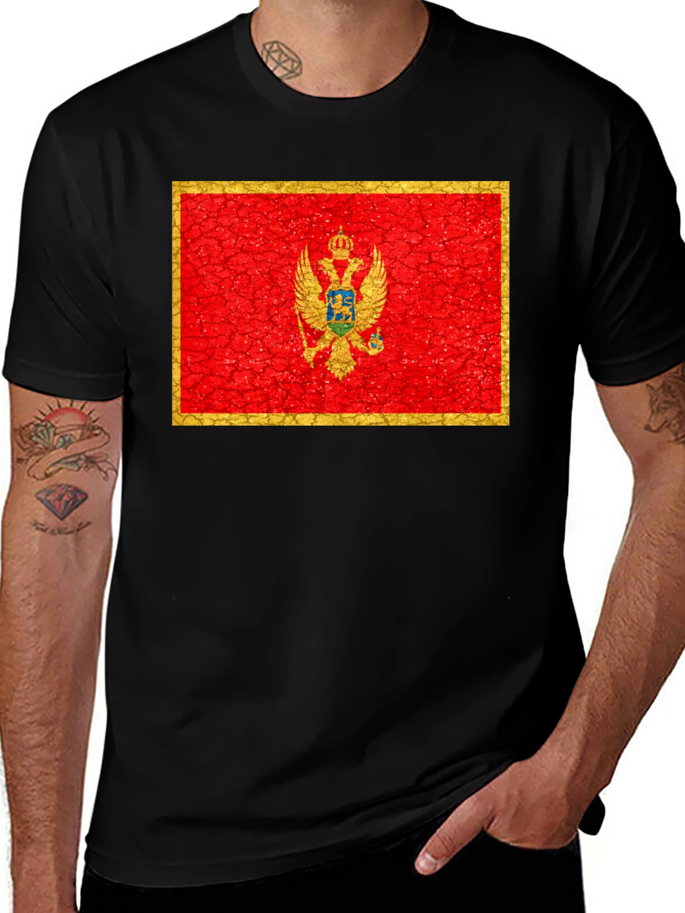 Montenegro Flag T-Shirt - Wear Your Pride!