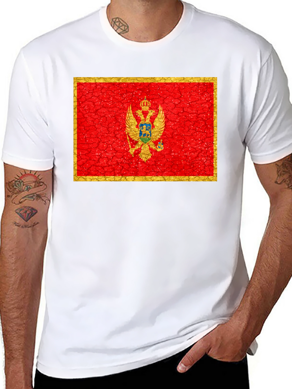 Montenegro Flag T-Shirt - Wear Your Pride!