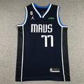 Men's Dallas Mavericks Luka Doncic #77 Navy 2022/23 Statement Edition Swingman Jerseys
