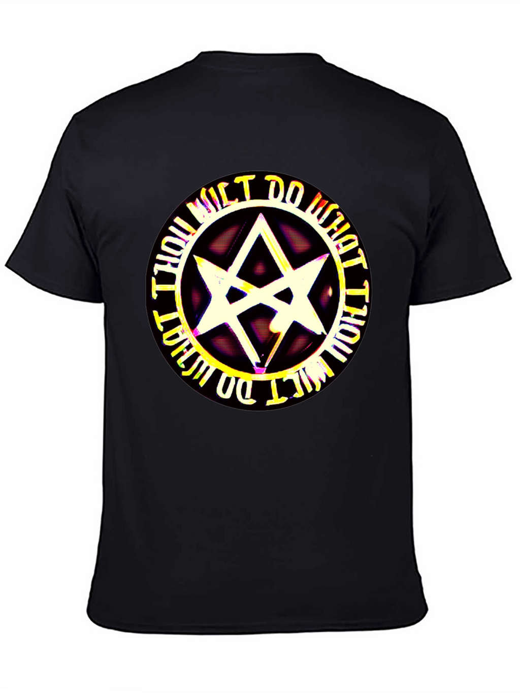 Occult Star Symbol T-Shirt - Modern Gothic Design