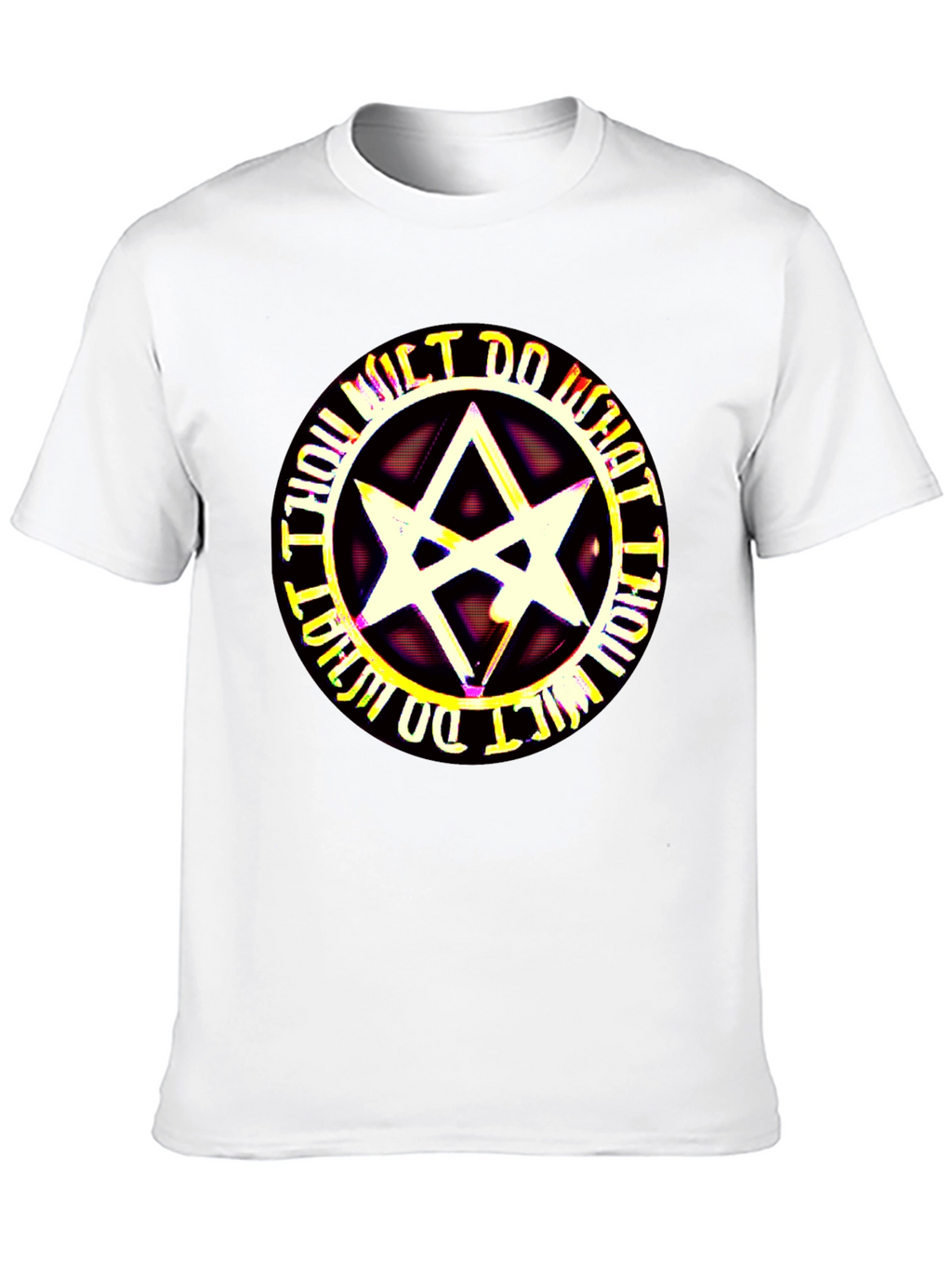 Occult Star Symbol T-Shirt - Modern Gothic Design