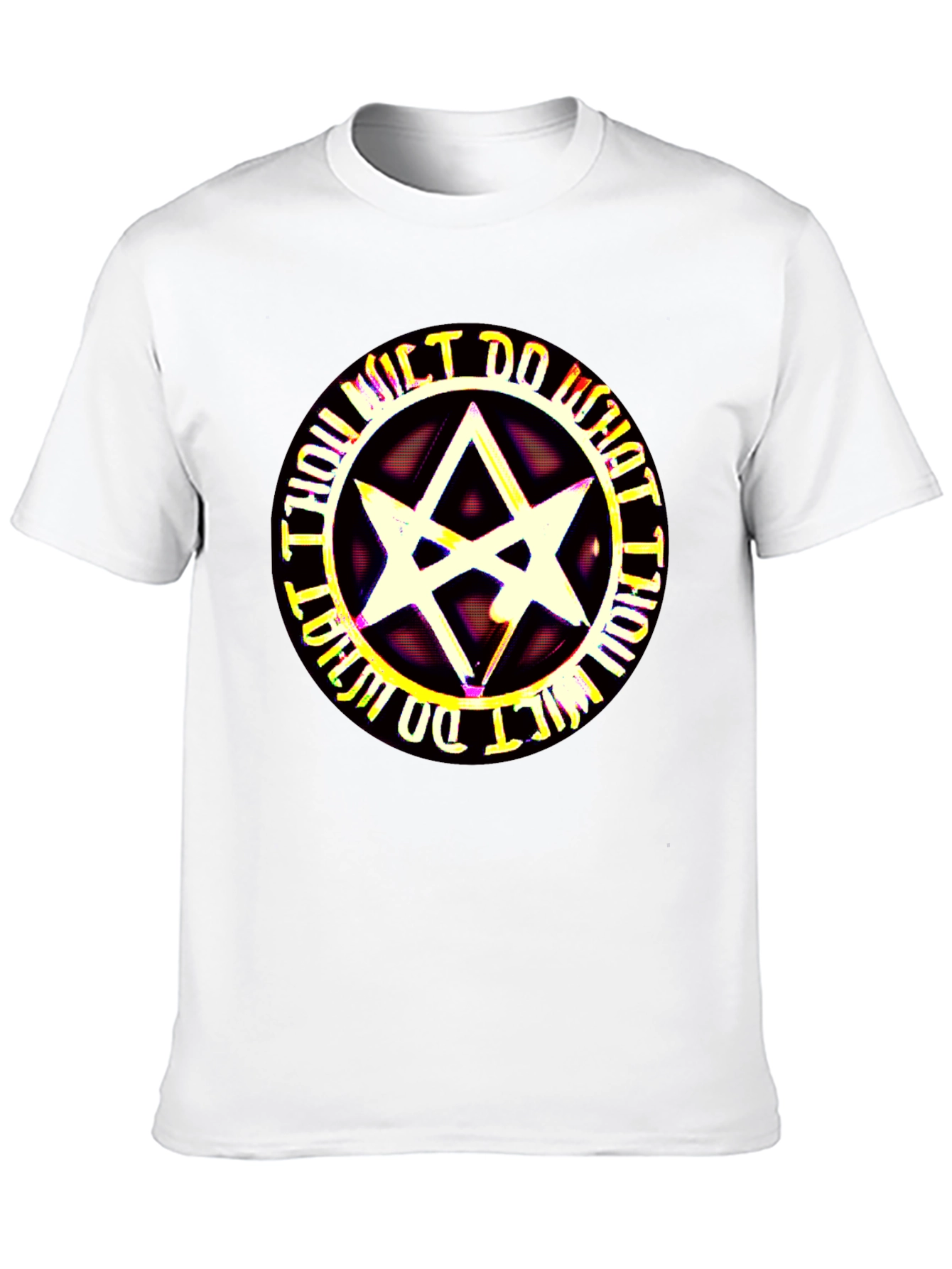 Occult Star Symbol T-Shirt - Modern Gothic Design