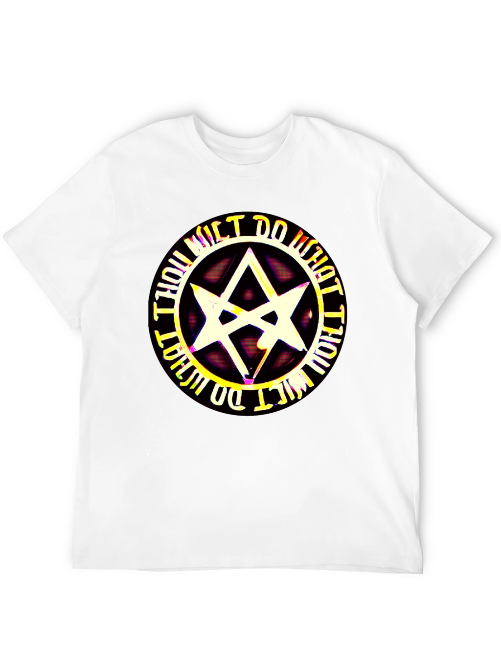 Occult Star Symbol T-Shirt - Modern Gothic Design