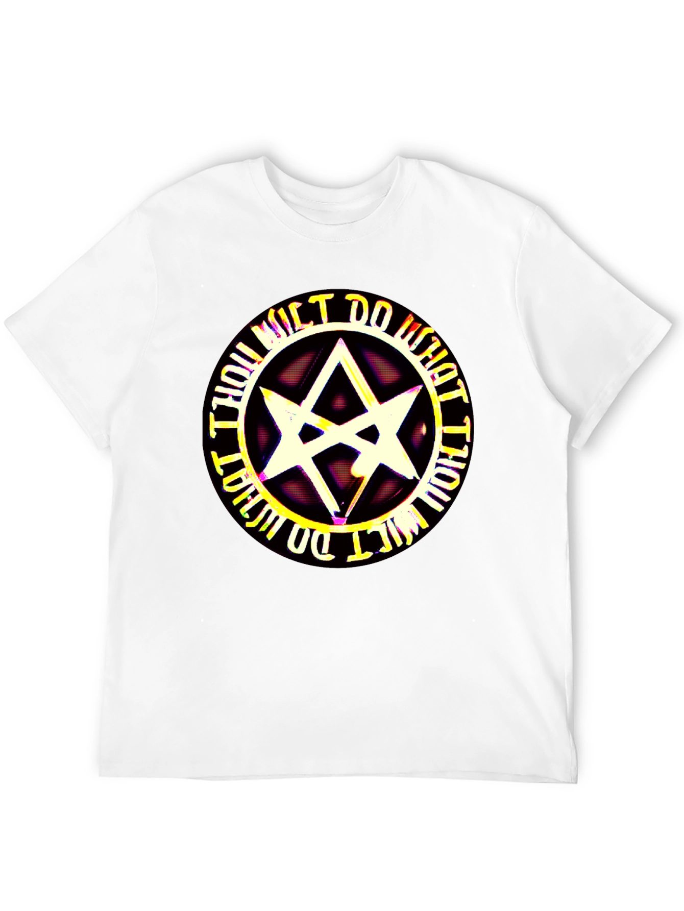 Occult Star Symbol T-Shirt - Modern Gothic Design