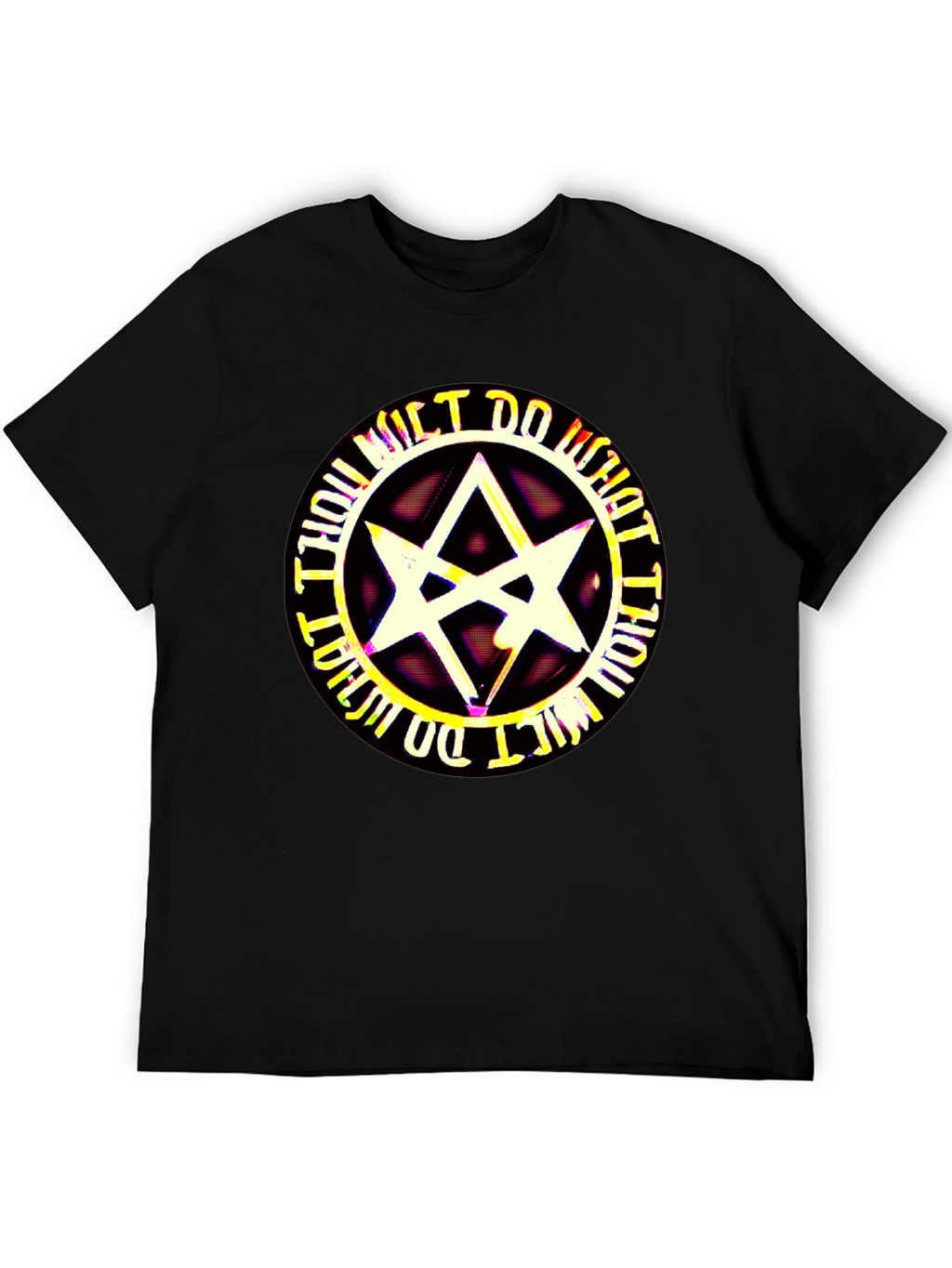 Occult Star Symbol T-Shirt - Modern Gothic Design