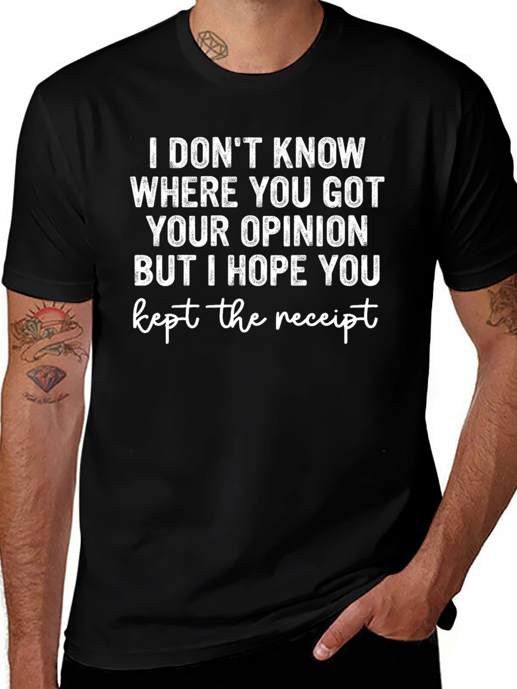Funny Sarcastic Opinion T-Shirt