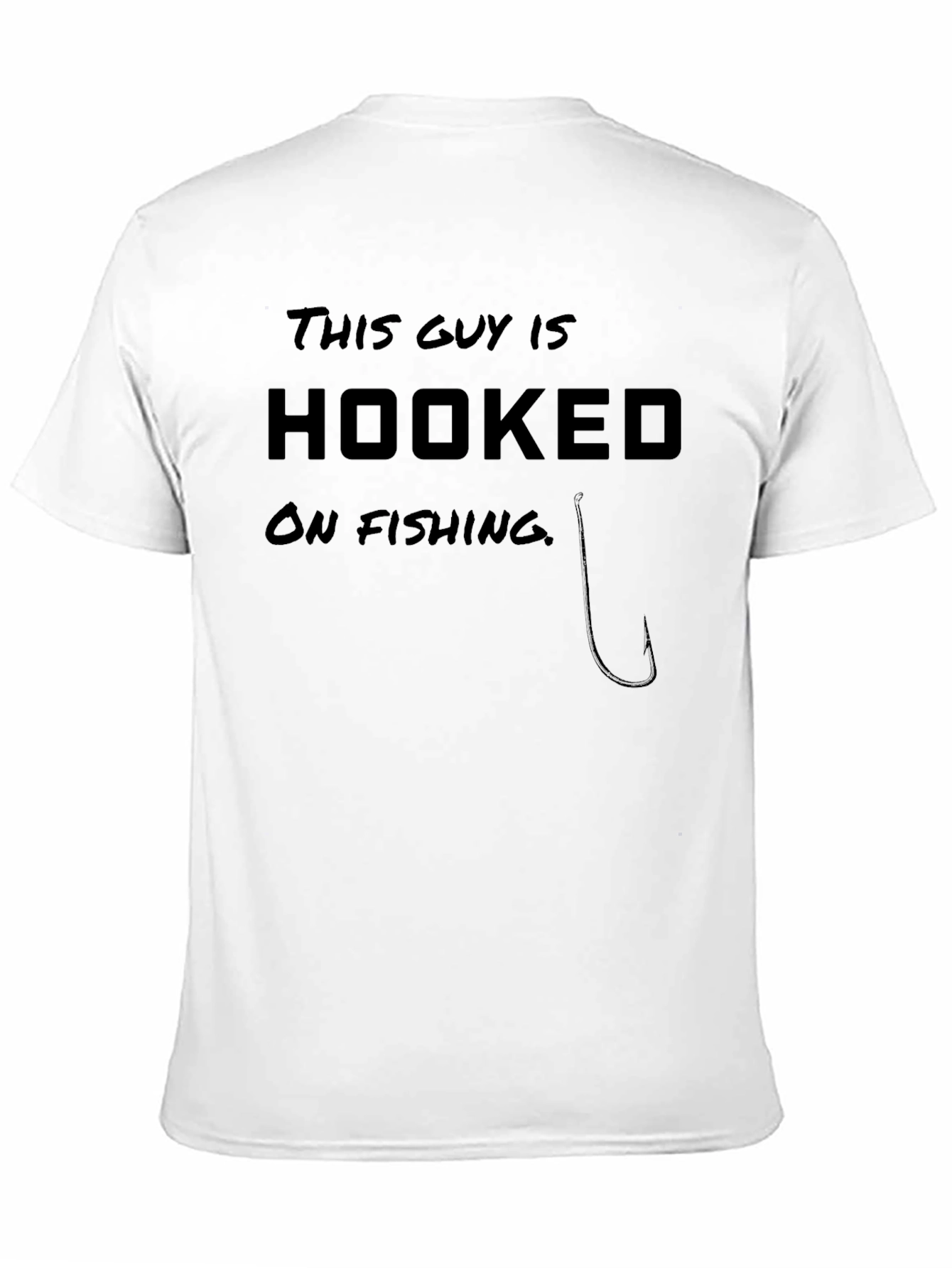Hooked On Fishing Graphic T-Shirt