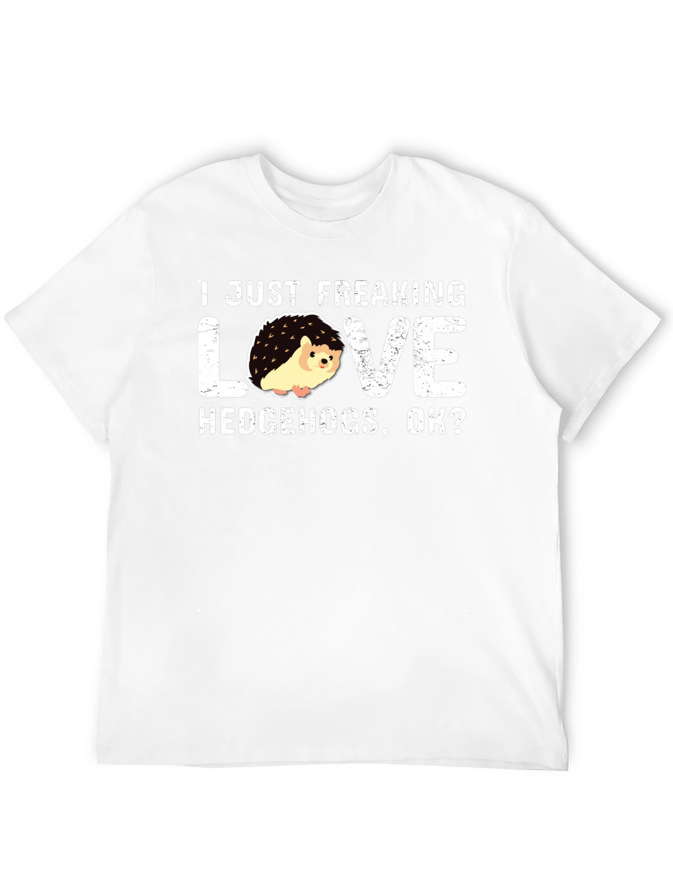 I Love Hedgehogs T-Shirt: Funny Graphic Tee