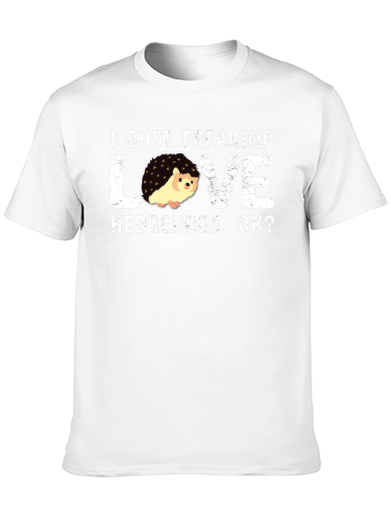 I Love Hedgehogs T-Shirt: Funny Graphic Tee