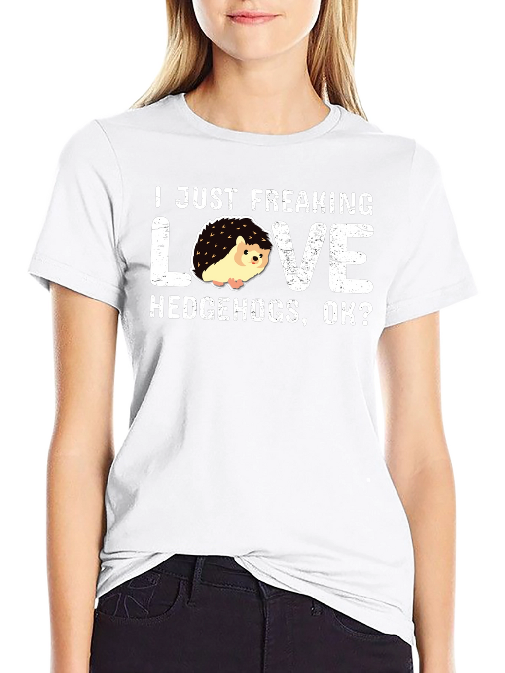I Love Hedgehogs T-Shirt: Funny Graphic Tee