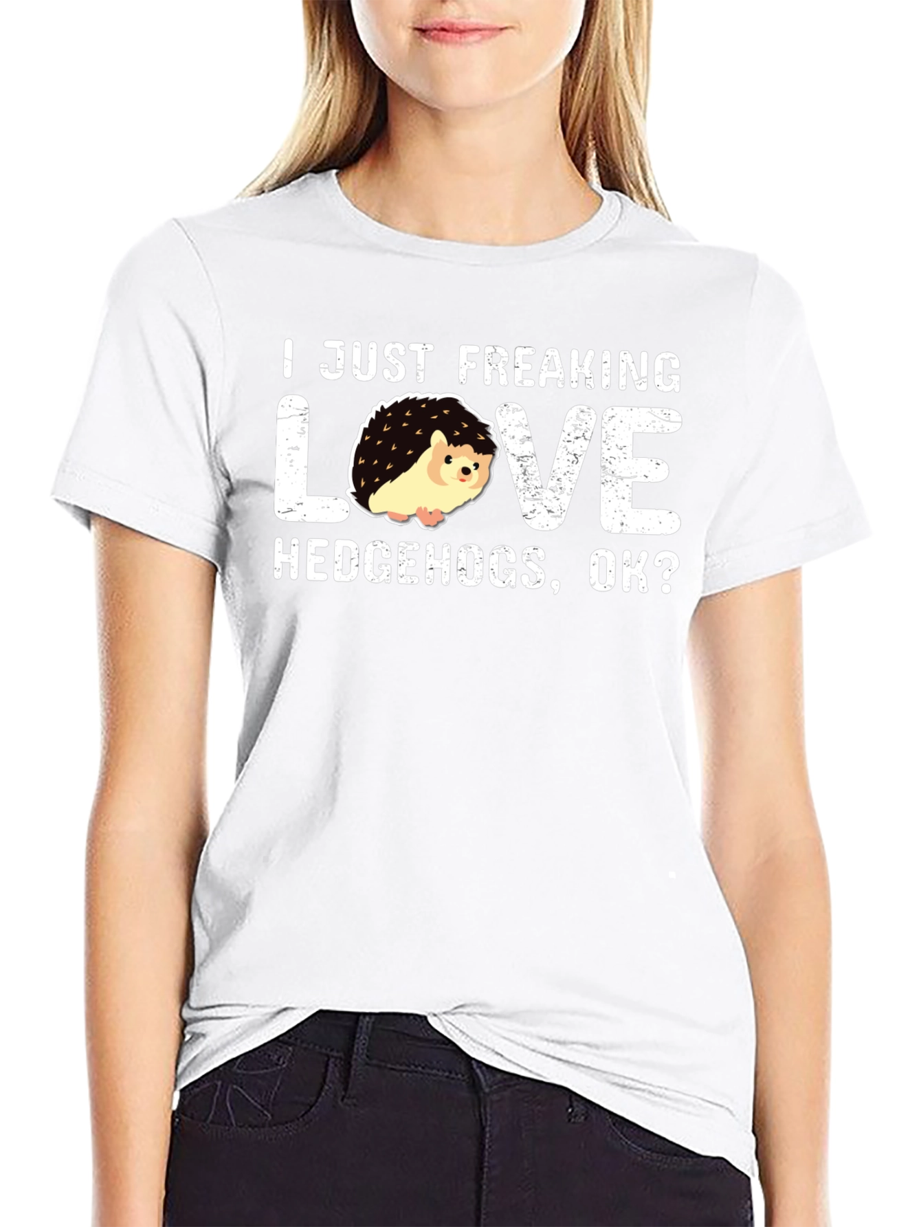 I Love Hedgehogs T-Shirt: Funny Graphic Tee