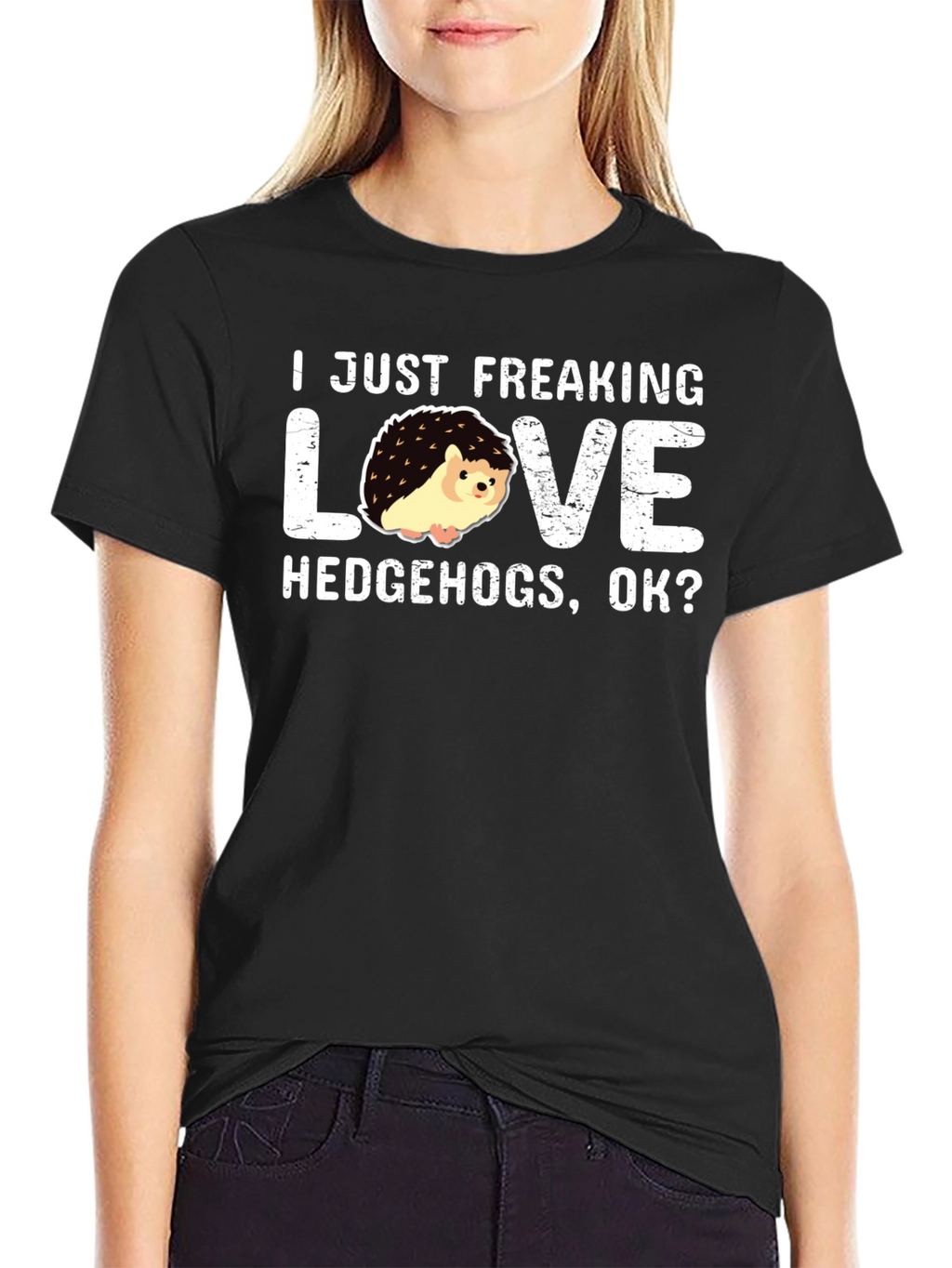 I Love Hedgehogs T-Shirt: Funny Graphic Tee