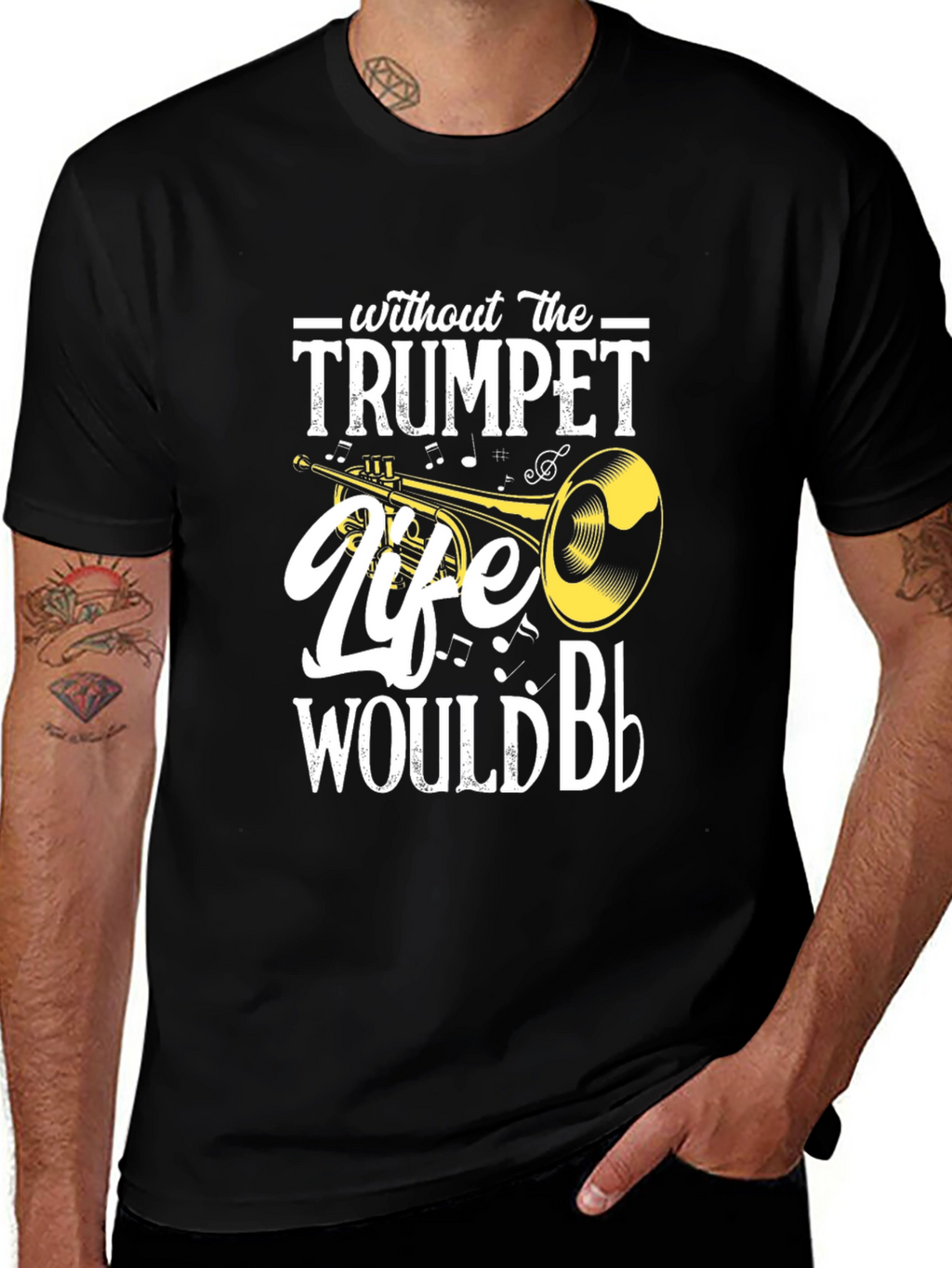 Trumpet Life T-Shirt - Music Lover Tee