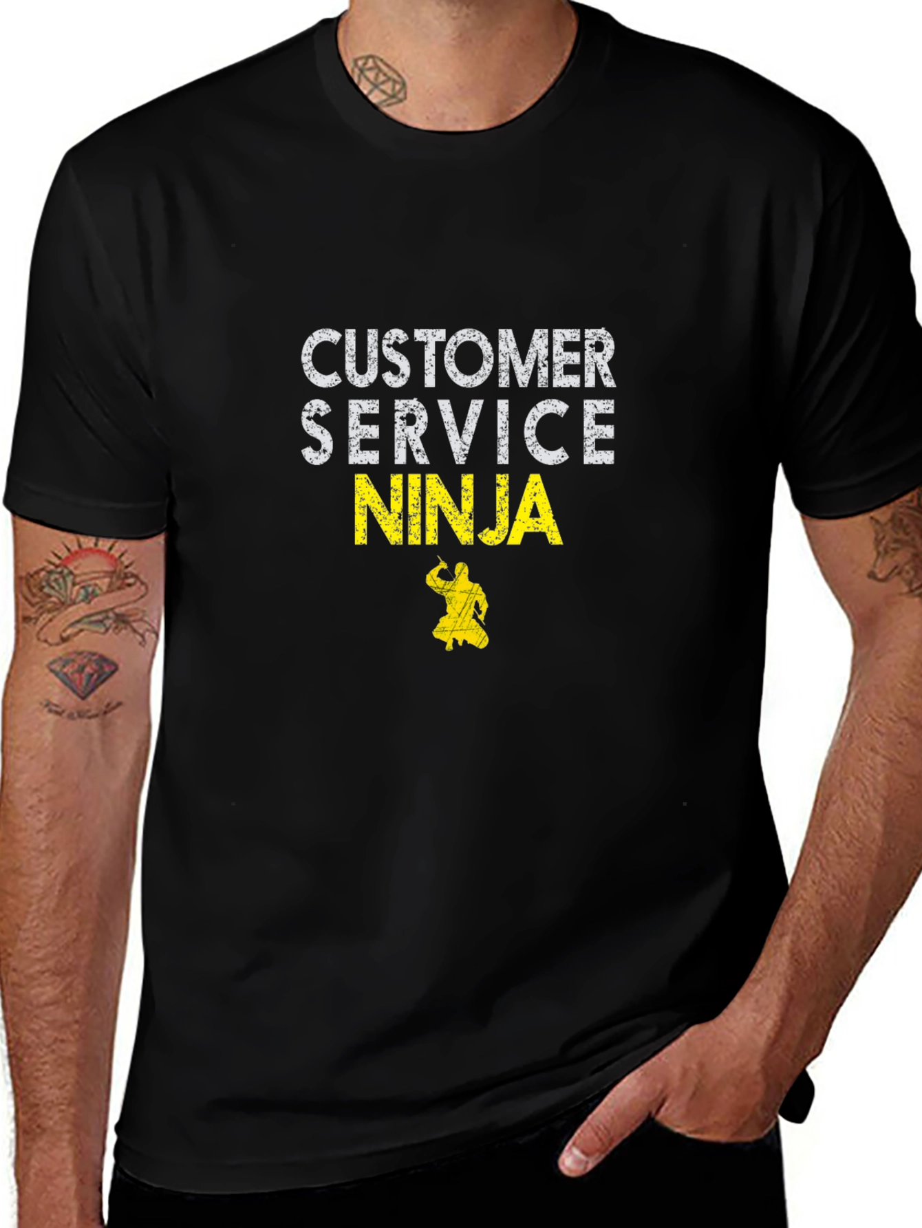 Customer Service Ninja Graphic T-Shirt