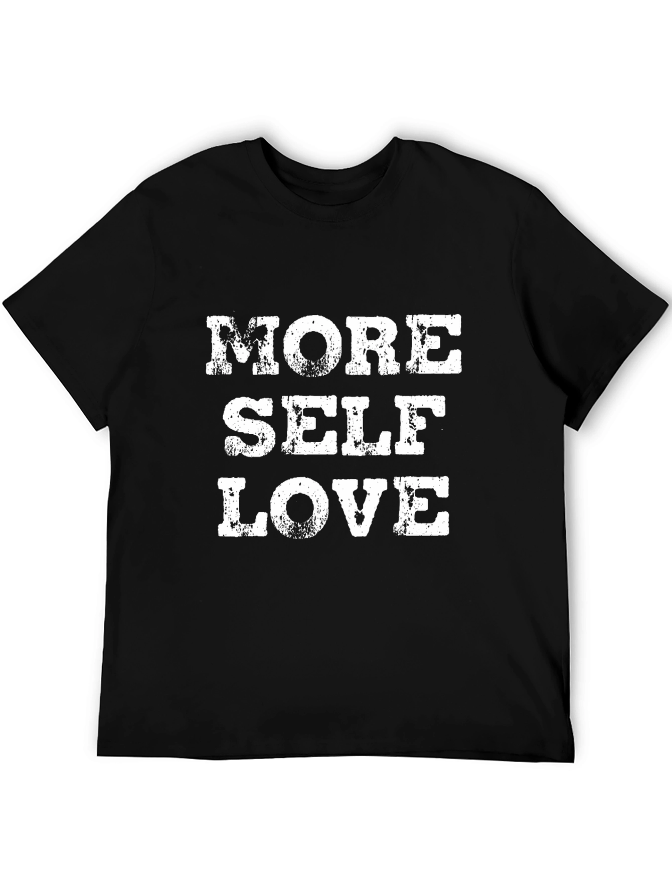 More Self Love Black Graphic T-Shirt