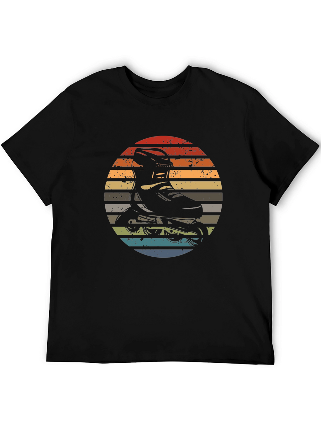 Retro Inline Skate Sunset T-Shirt