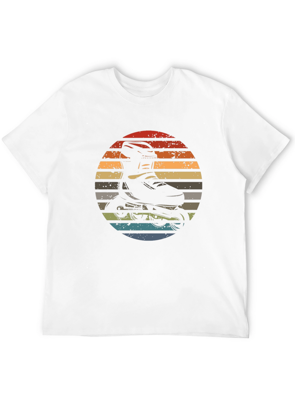 Retro Inline Skate Sunset T-Shirt