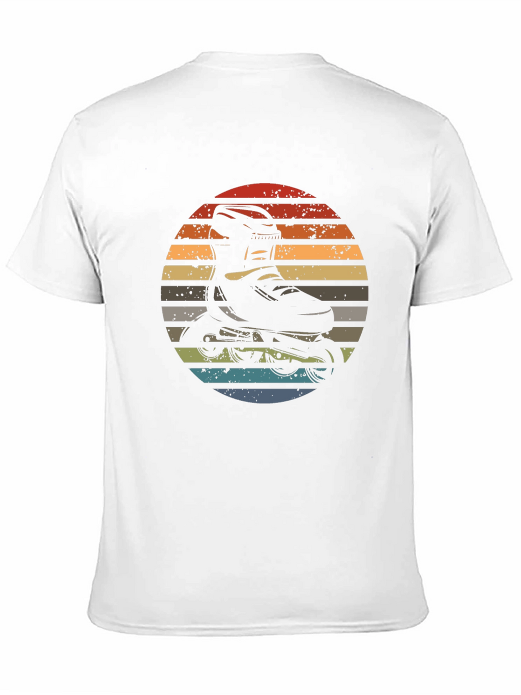 Retro Inline Skate Sunset T-Shirt