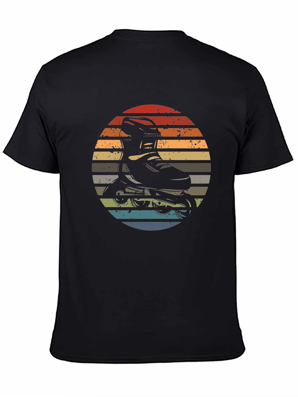 Retro Inline Skate Sunset T-Shirt