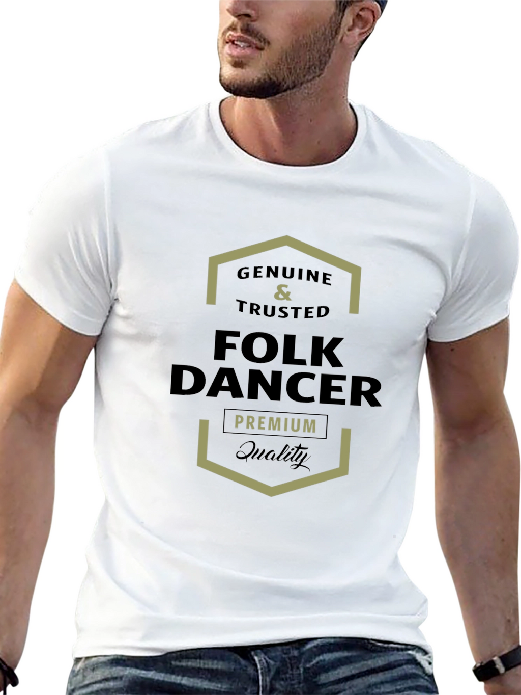 Genuine Folk Dancer Premium Quality T-Shirt