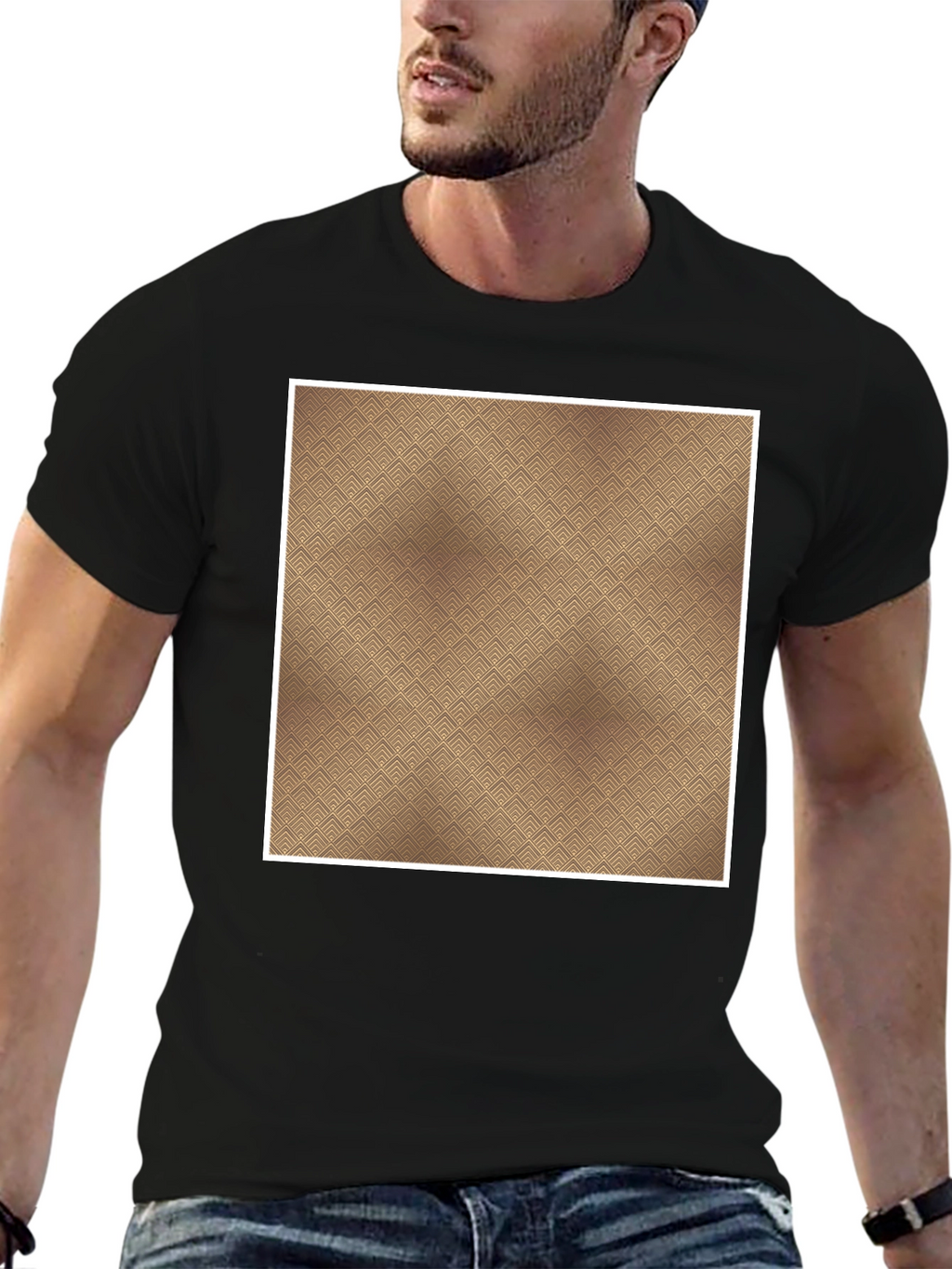 Patterned Tee: Modern Style Casual Comfort