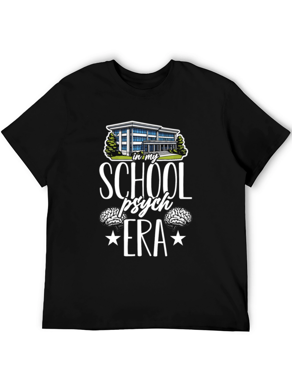 In My School Psych Era Black T-Shirt