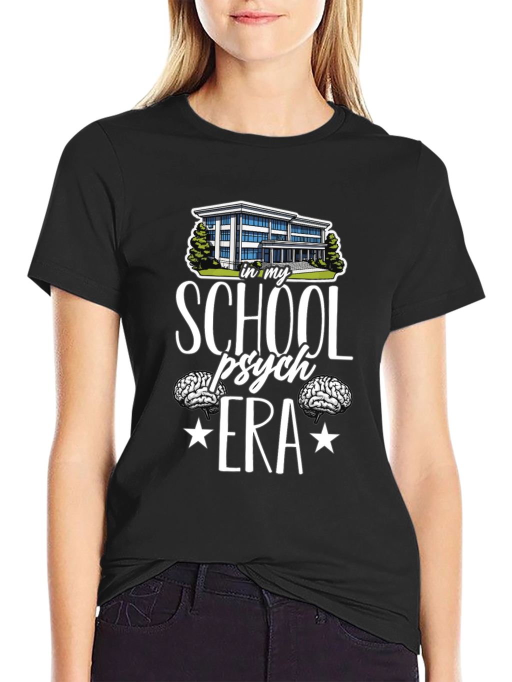 In My School Psych Era Black T-Shirt