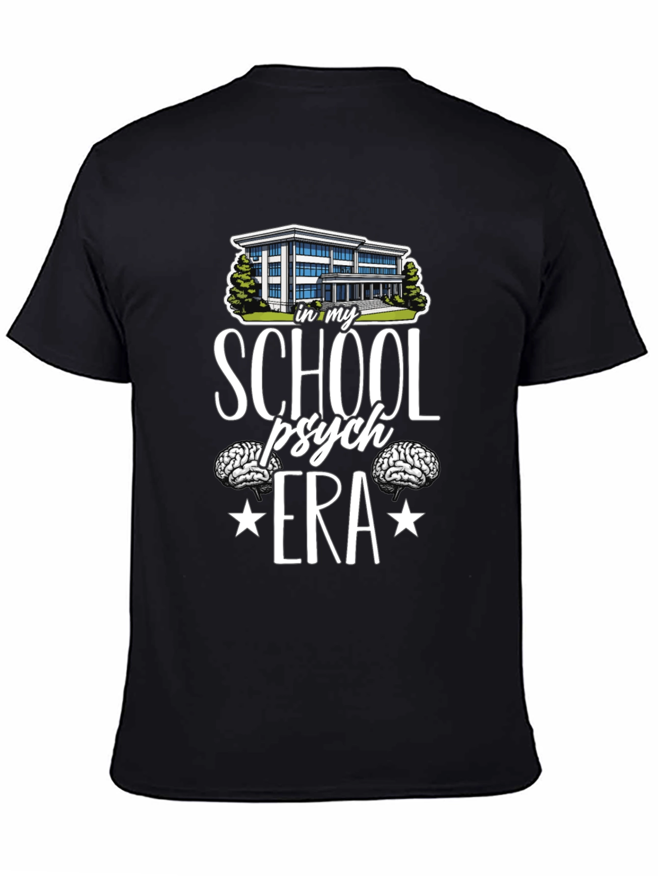 In My School Psych Era Black T-Shirt