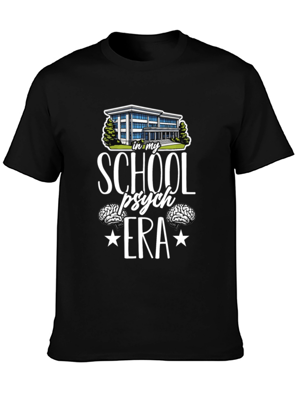 In My School Psych Era Black T-Shirt